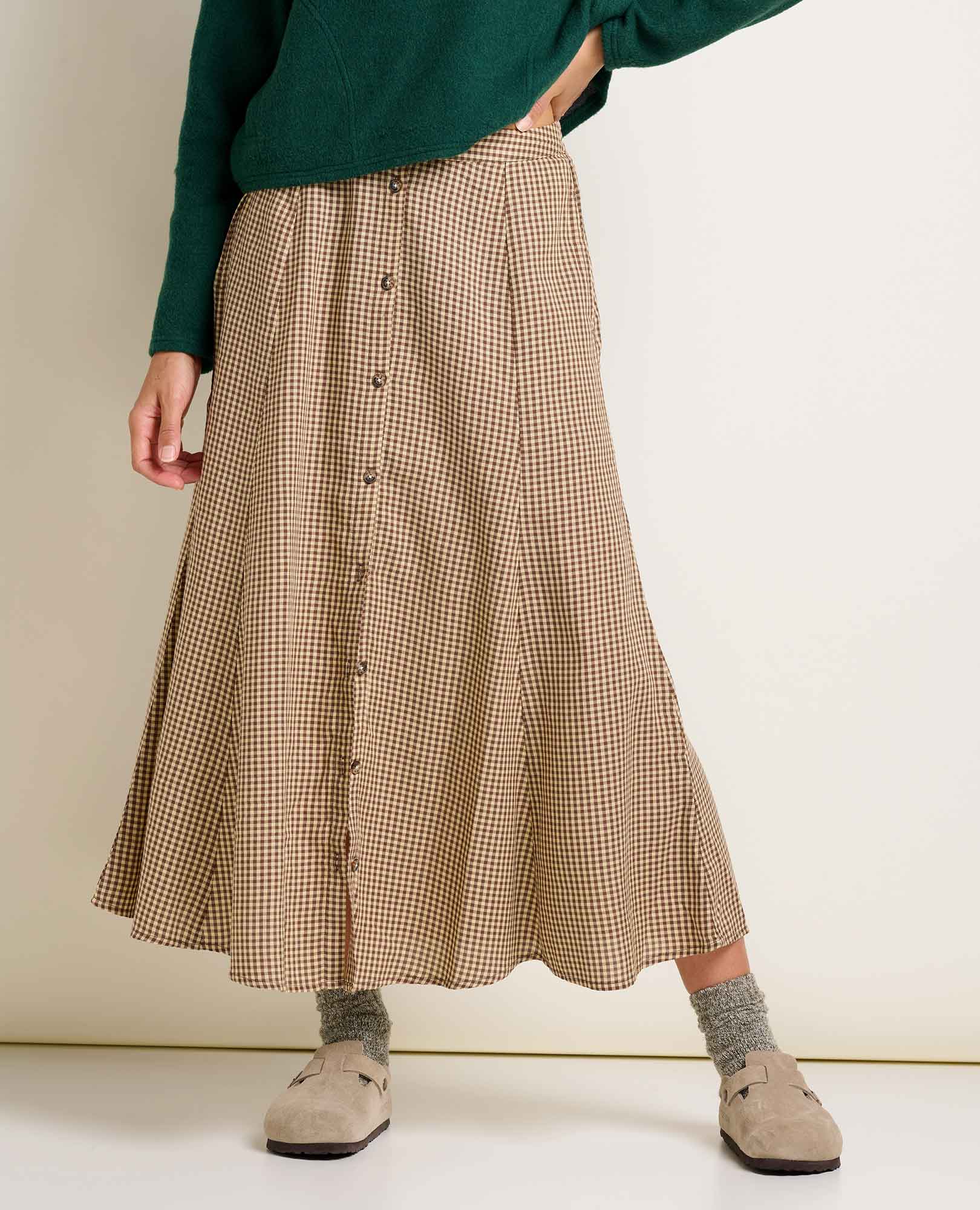 Manzana Paneled Midi Skirt