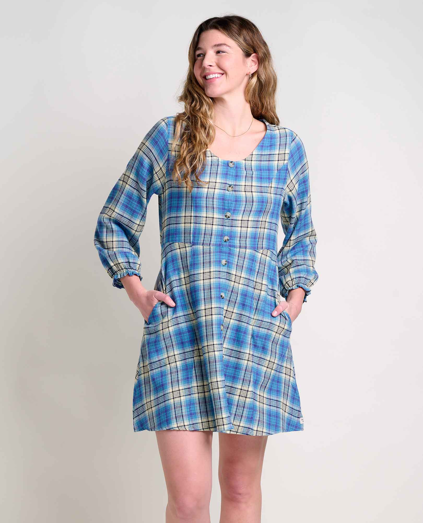 Maple Button Front Dress