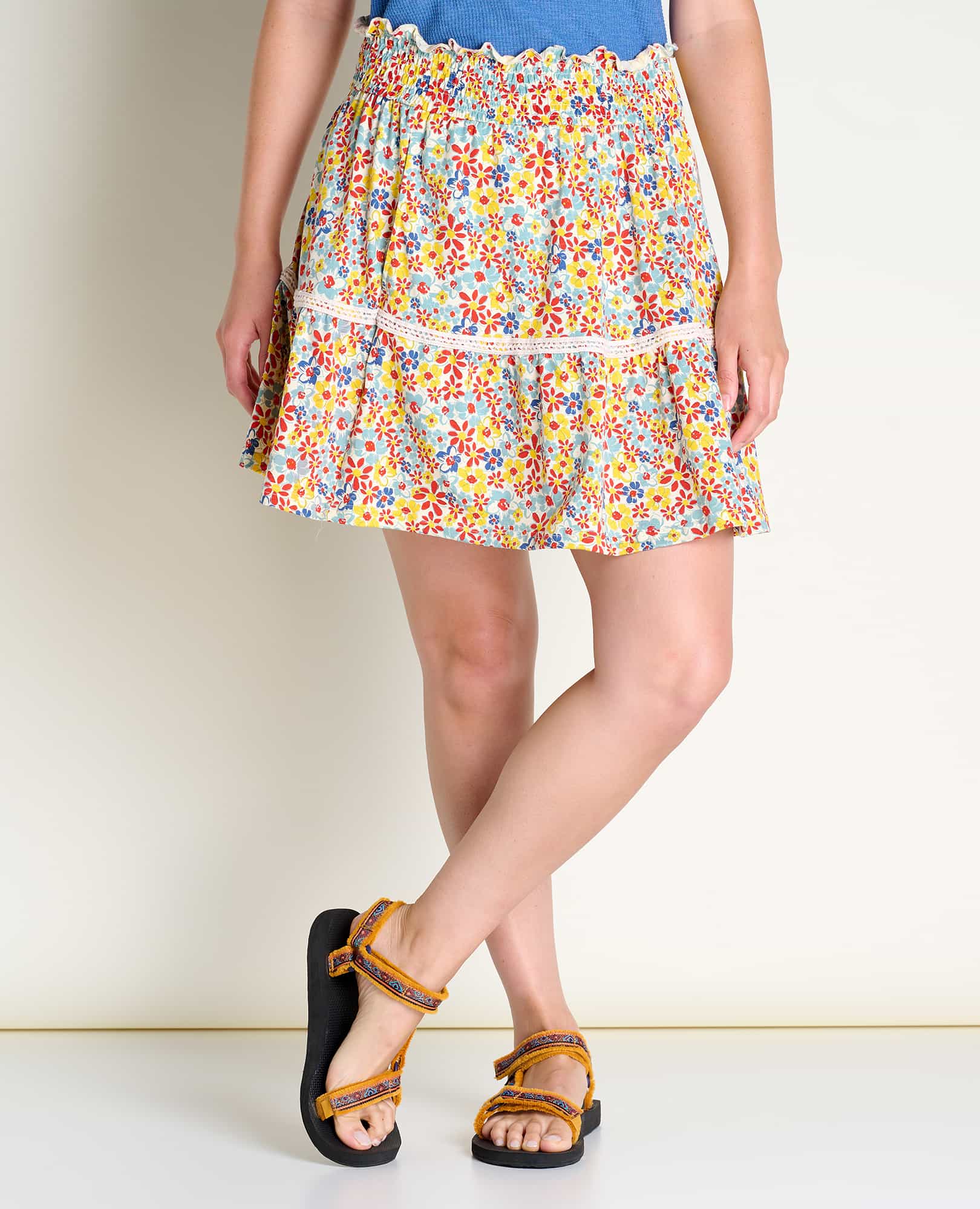 Toad&Co Marigold Ruffle Skirt - $75.00 at Toad&Co