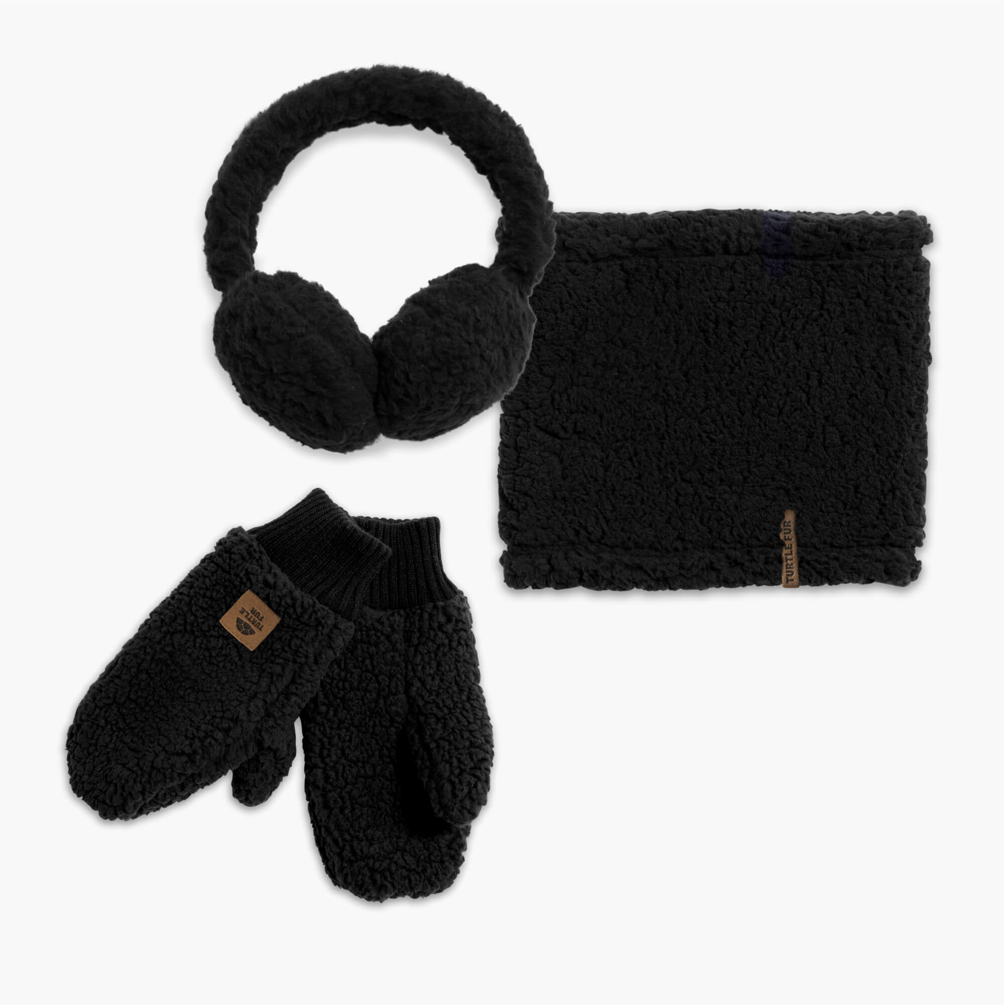 Turtle Fur Whiteout Earmuff, Freestyle Mitt, and Single-Layer Neck Set - $103.00 at Turtle Fur
