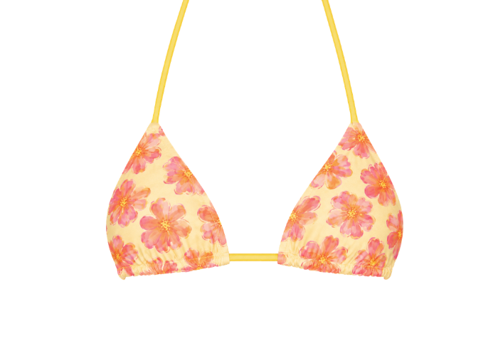 Twin Ties Apricot Bloom Triangle Top - $30.00 at Twin Ties 