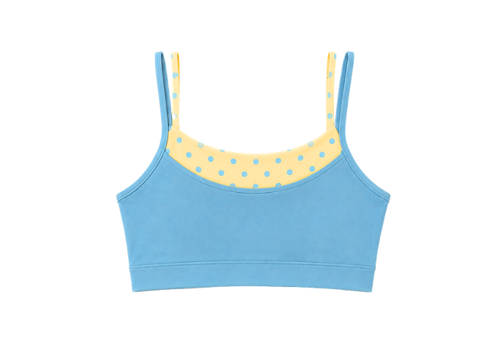 Twin Ties Blueberry Lemonade layered bra - $45.00 at Twin Ties 