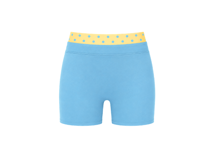 Twin Ties Blueberry Lemonade layered shorts - $40.00 at Twin Ties 