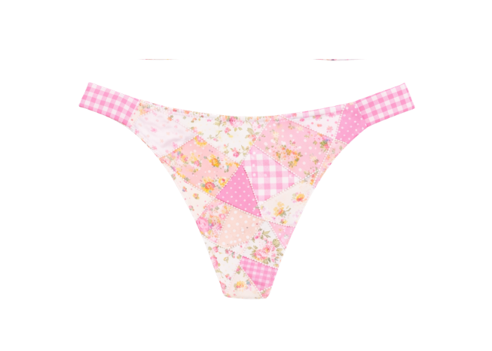 Twin Ties Garden Party Contrast Bikini Bottoms - $18.00 at Twin Ties 