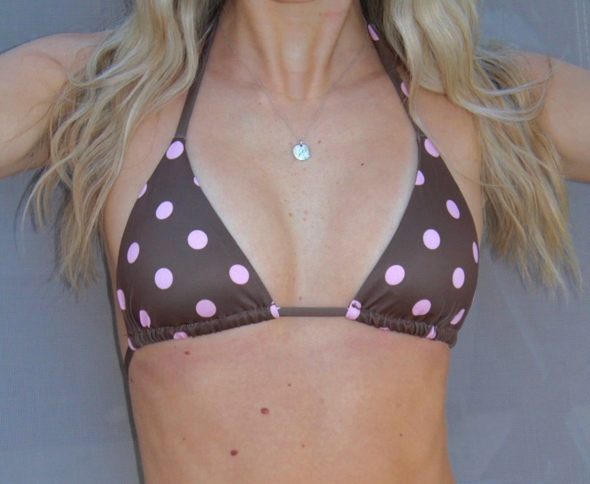 Twin Ties Peppermint Mocha Bikini Top - $30.00 at Twin Ties 