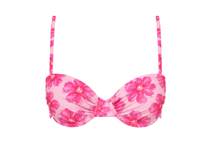 Twin Ties Pink Paradise Underwire Bikini Top - $30.00 at Twin Ties 