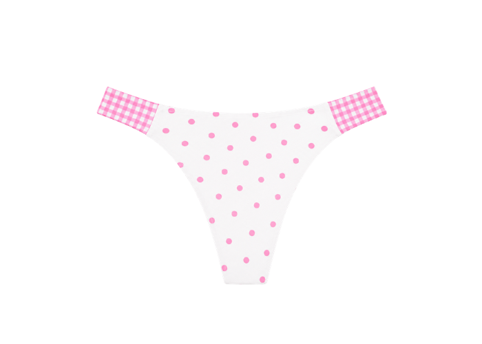 Twin Ties Pink Sprinkle Bikini Bottoms - $30.00 at Twin Ties 