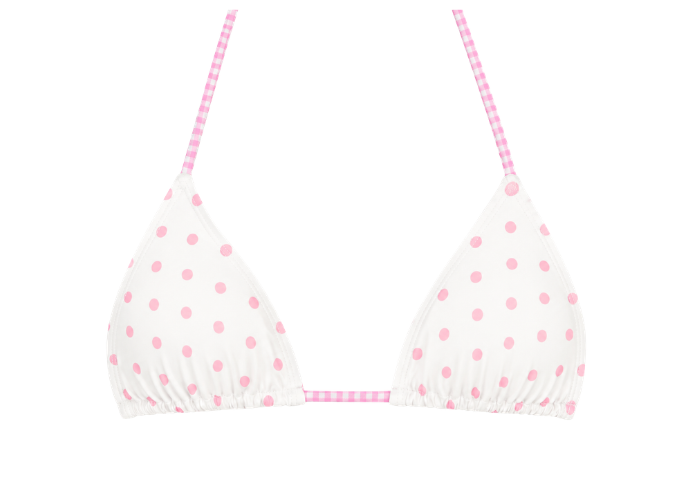 Twin Ties Pink Sprinkle Bikini Top - $30.00 at Twin Ties 