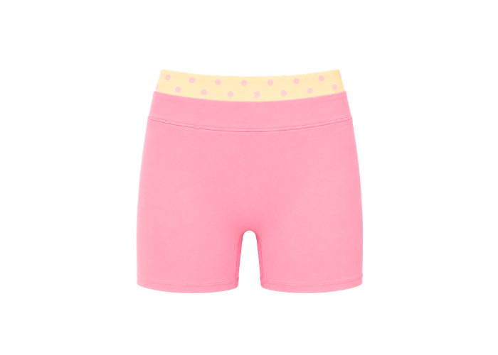 Twin Ties Strawberry Lemonade layered shorts - $40.00 at Twin Ties 