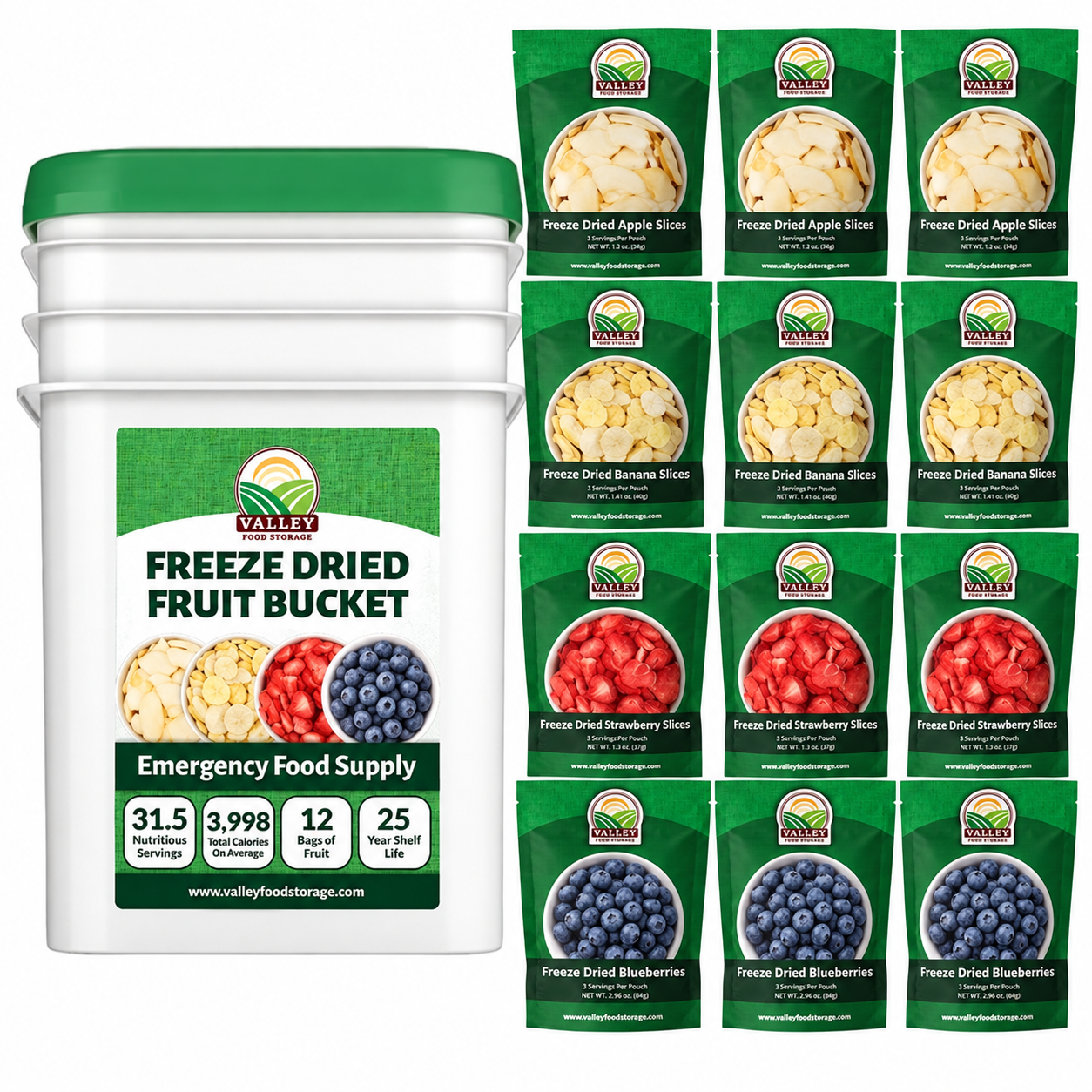Freeze Dried Fruit Bucket
