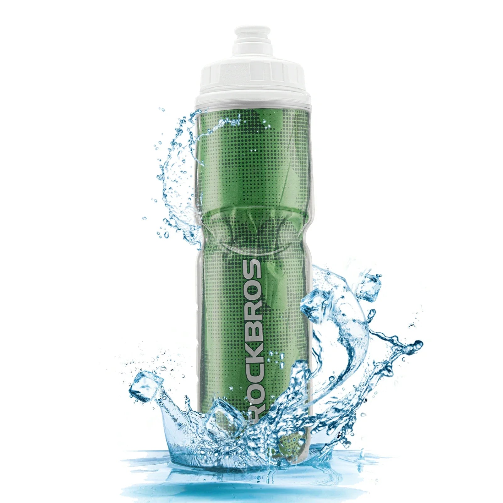 ROCKBROS-US ROCKBROS 24OZ Insulated Bike Water Bottle - $19.99 at Vtuviaebike