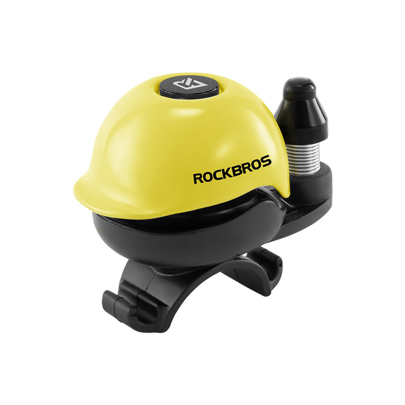 ROCKBROS-US ROCKBROS 80DB Bike Bell Aluminum Alloy Helmet-Shaped Fits 22-34mm Handlebars - $15.99 at Vtuviaebike