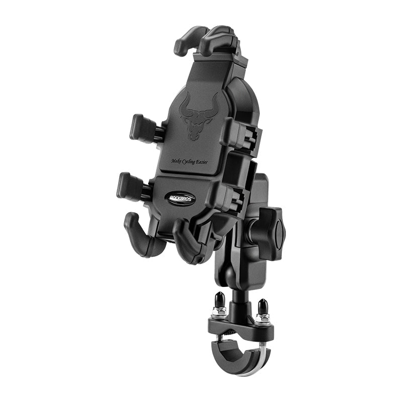 ROCKBROS-US ROCKBROS Metal Bicycle Phone Holder - Universal Shockproof Mount - $49.99 at Vtuviaebike