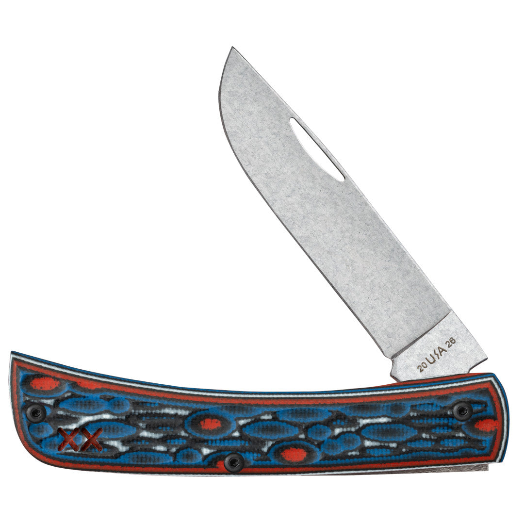Crossroads™ Fossil Jig Sonic Blast Multi Cut w/ Current Red G-10 XR Sod Buster® Jr