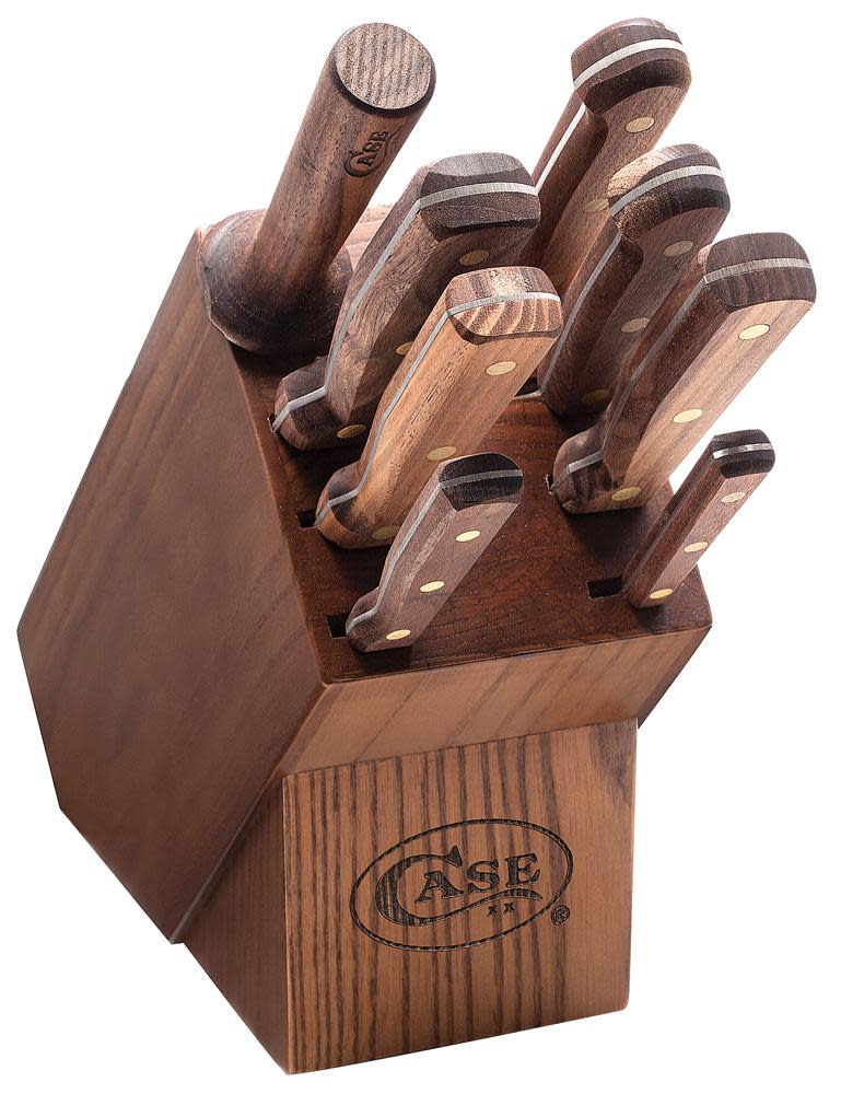 Case Household Cutlery 9-Piece Block Set (Solid Walnut Handles) - $434.99 at WR Case and Sons Cutlery Company