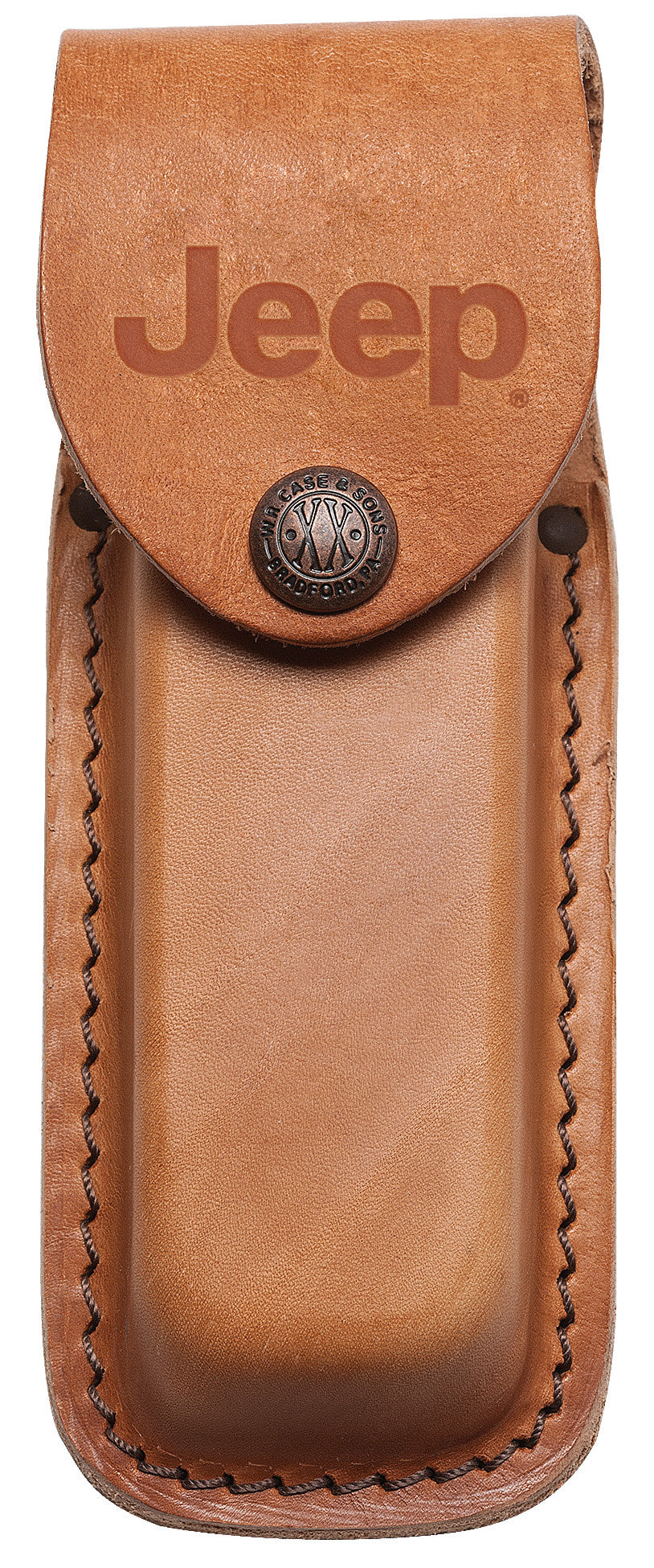 Case Jeep®  Brown Leather Medium Sheath - $17.99 at WR Case and Sons Cutlery Company