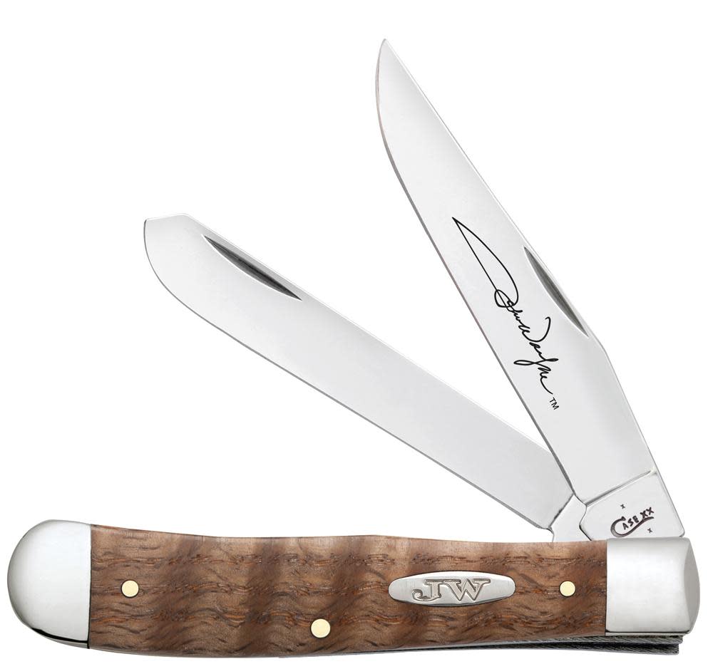 Case John Wayne Smooth Curly Oak Trapper - $115.99 at WR Case and Sons Cutlery Company