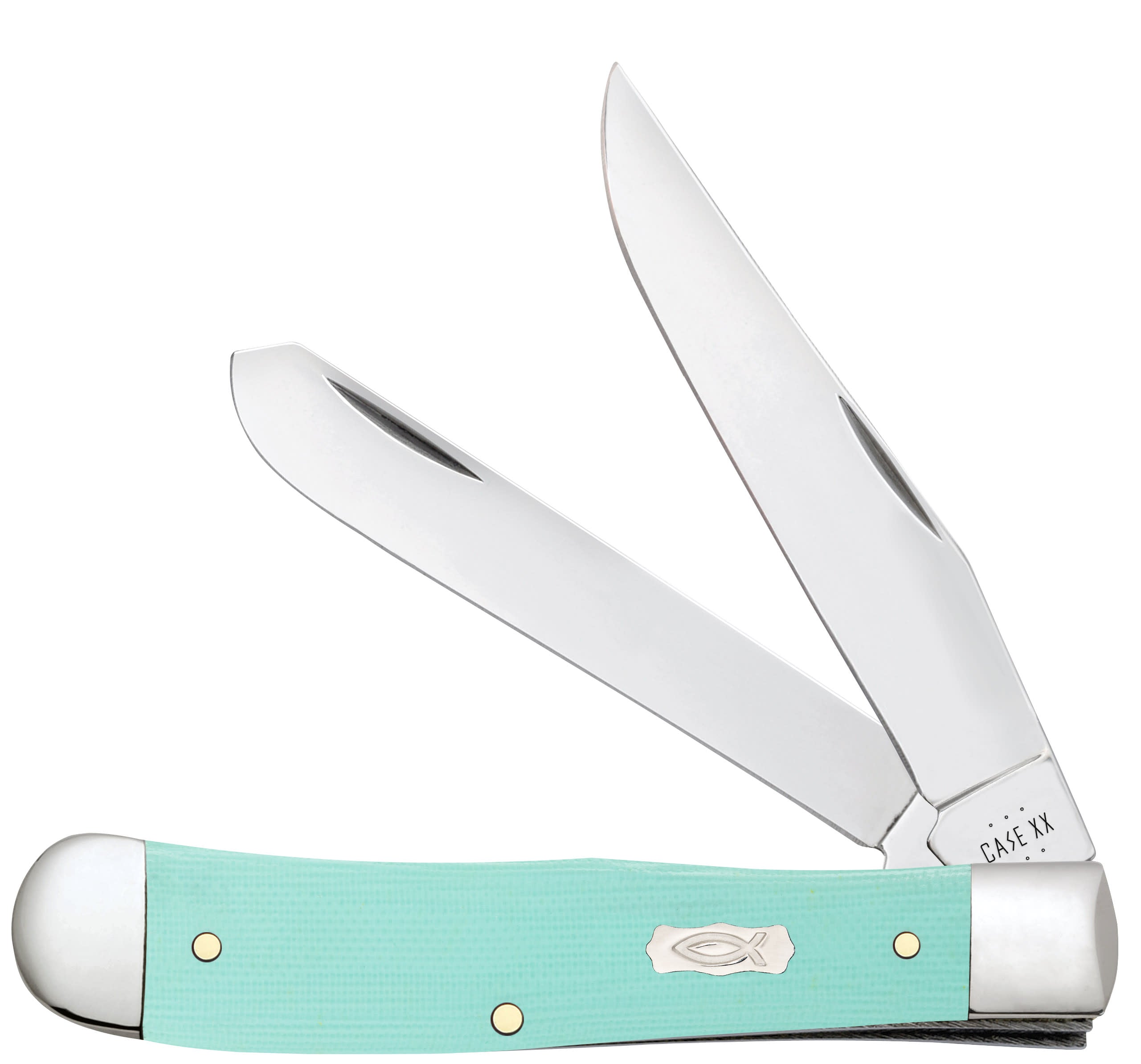 Case Smooth Seafoam Green G-10 Trapper - $96.99 at WR Case and Sons Cutlery Company