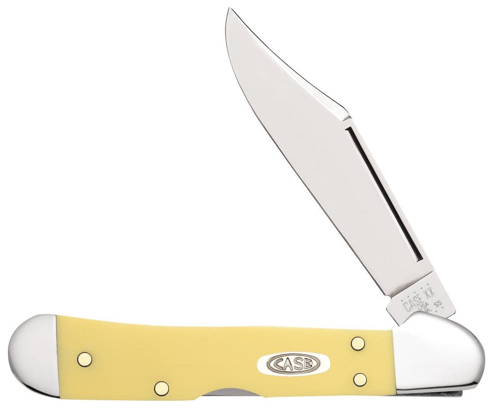 Case Yellow Synthetic CS Mini CopperLock® - $81.99 at WR Case and Sons Cutlery Company
