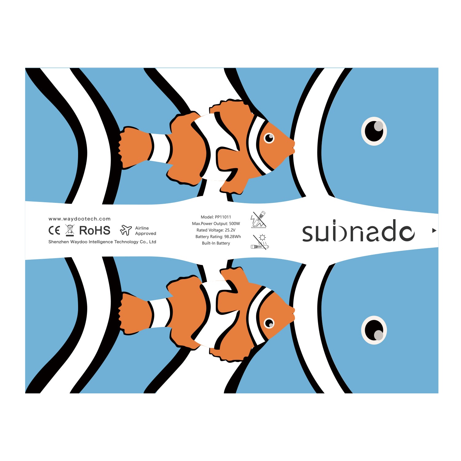 waydoous Subnado Sticker Kit – For Lite & Standard - $9.99 at Waydoo
