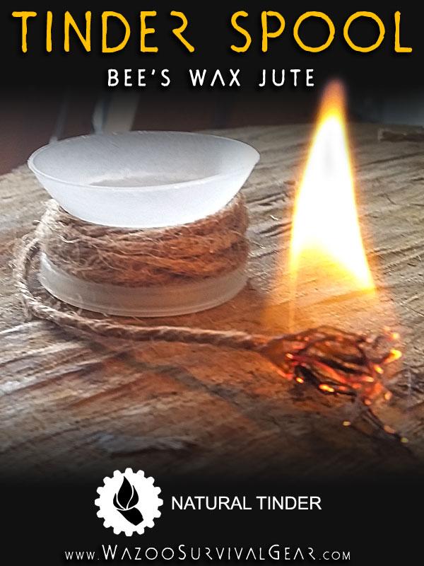 Retired Waxed Jute Tinder Spool - $5.00 at Wazoo Gear