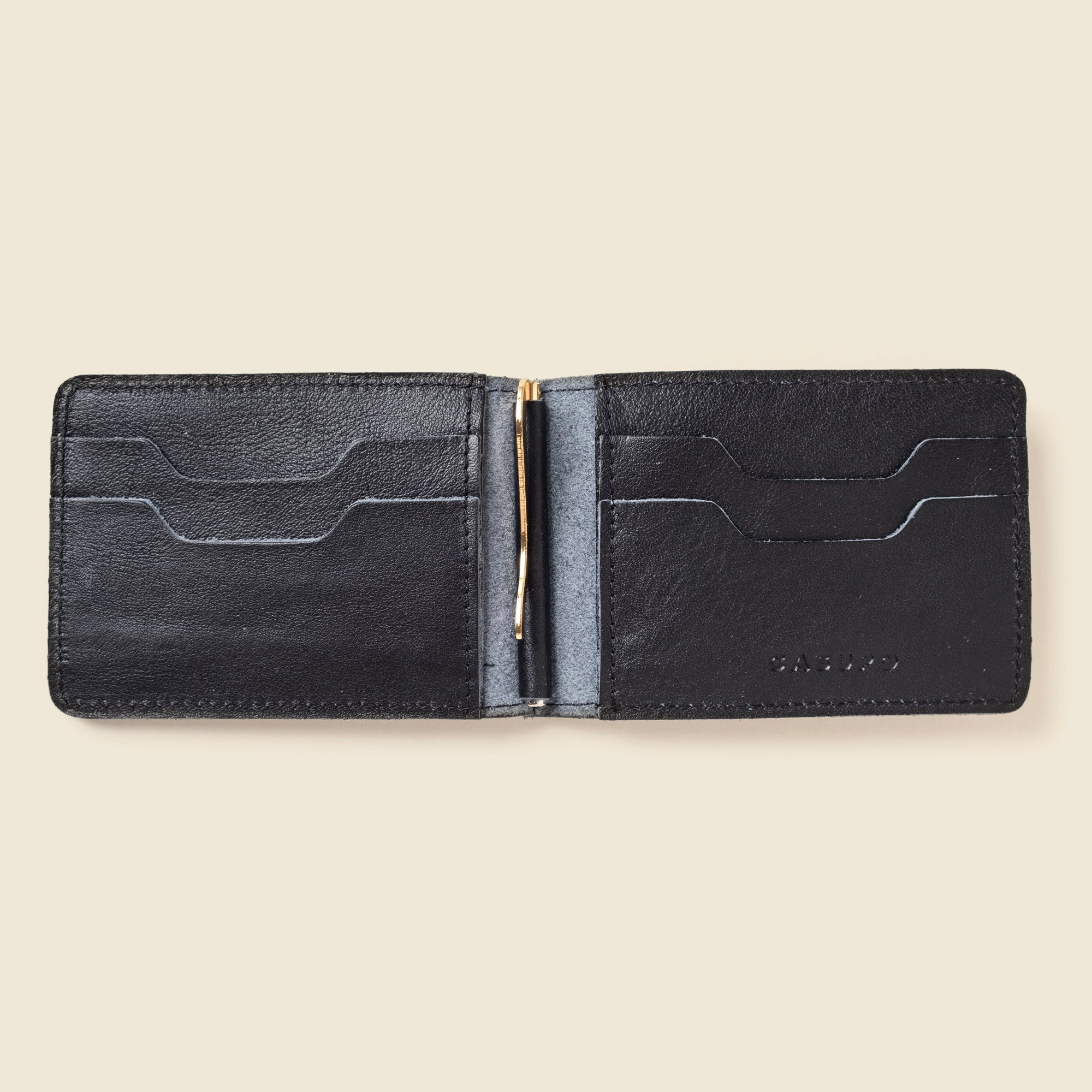 CASUPO Bifold Money Clip Wallet - Black - $69.00 at West Path 