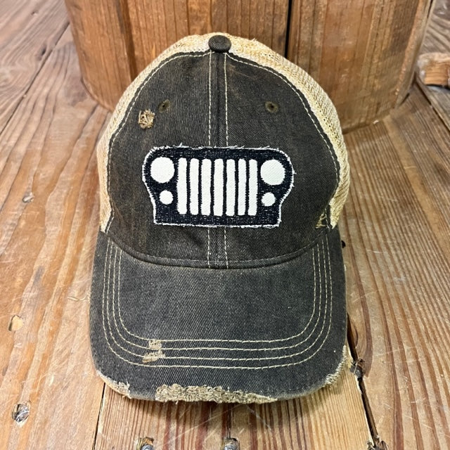 The Goat Stock Black Jeep Grill Hat - $28.00 at West Path 