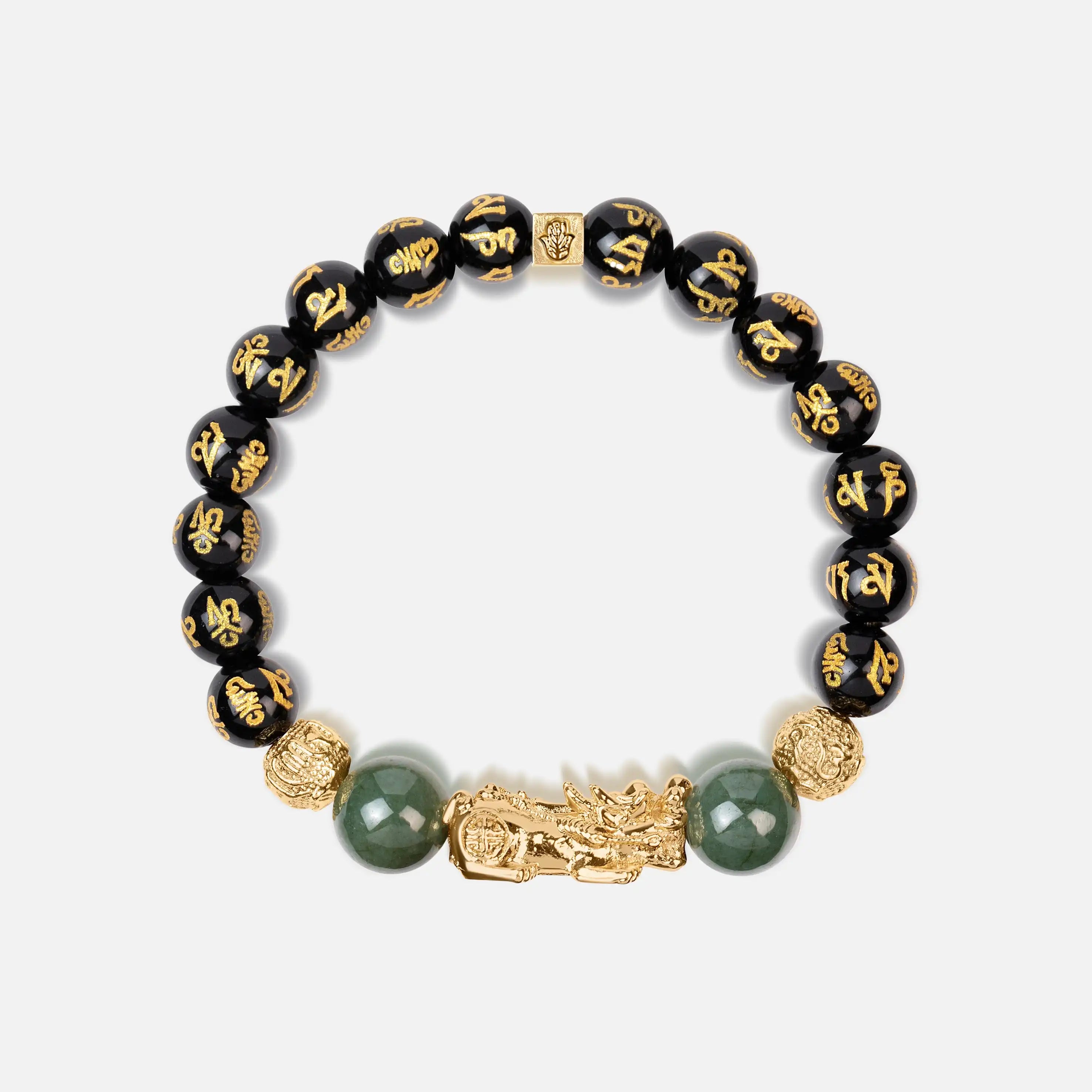 Karma and Luck Cleansed Aura Obsidian Wealth Bracelet - $99.00 at West Path 