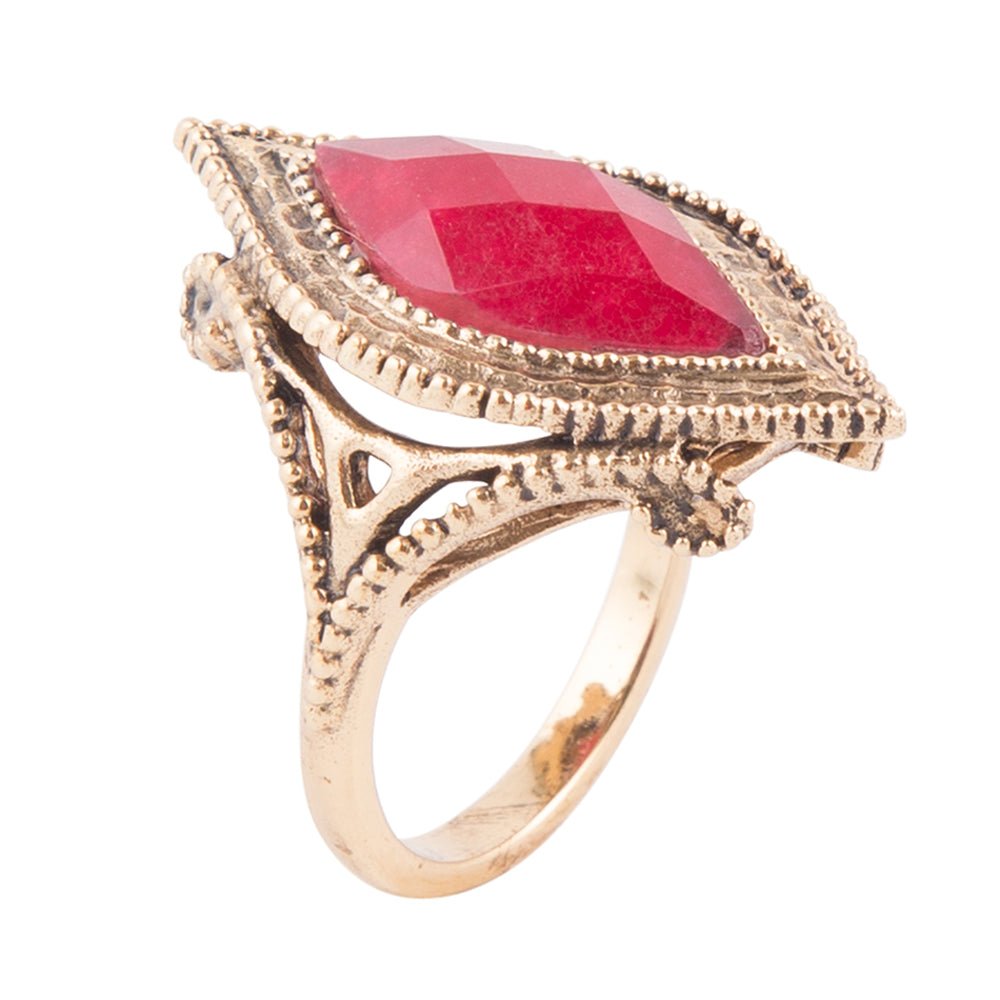 Barse Jewelry Cleopatra Bordeaux Quartz Ring - $49.00 at West Path 