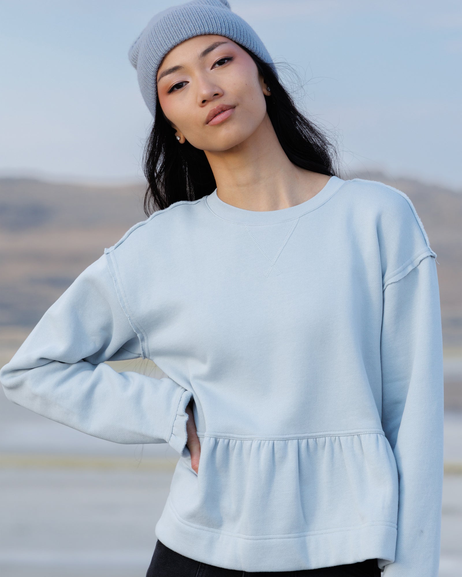 Downeast Country Peplum Crew - $35.00 at West Path 