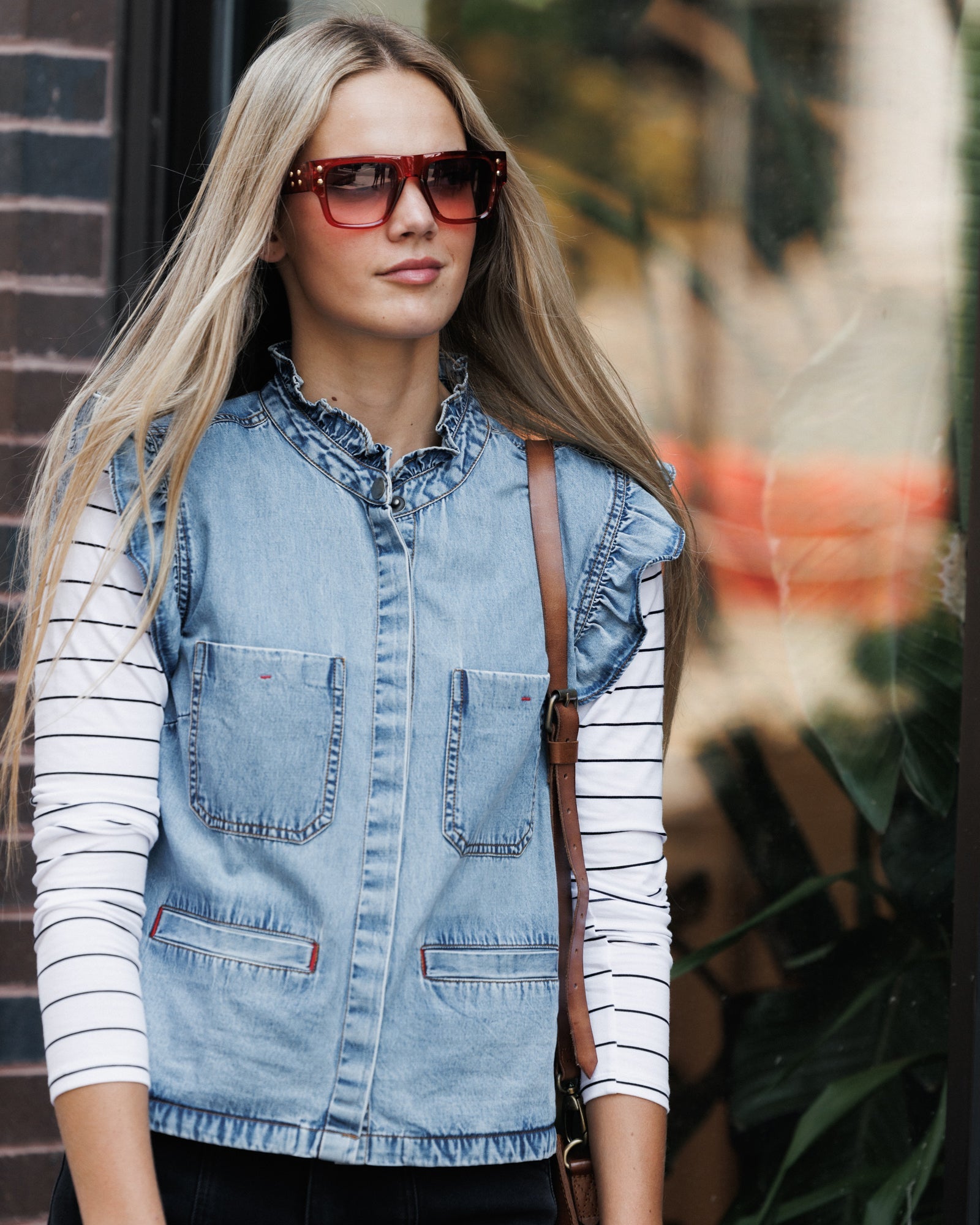 Downeast Day To Day Denim Vest - $45.00 at West Path 