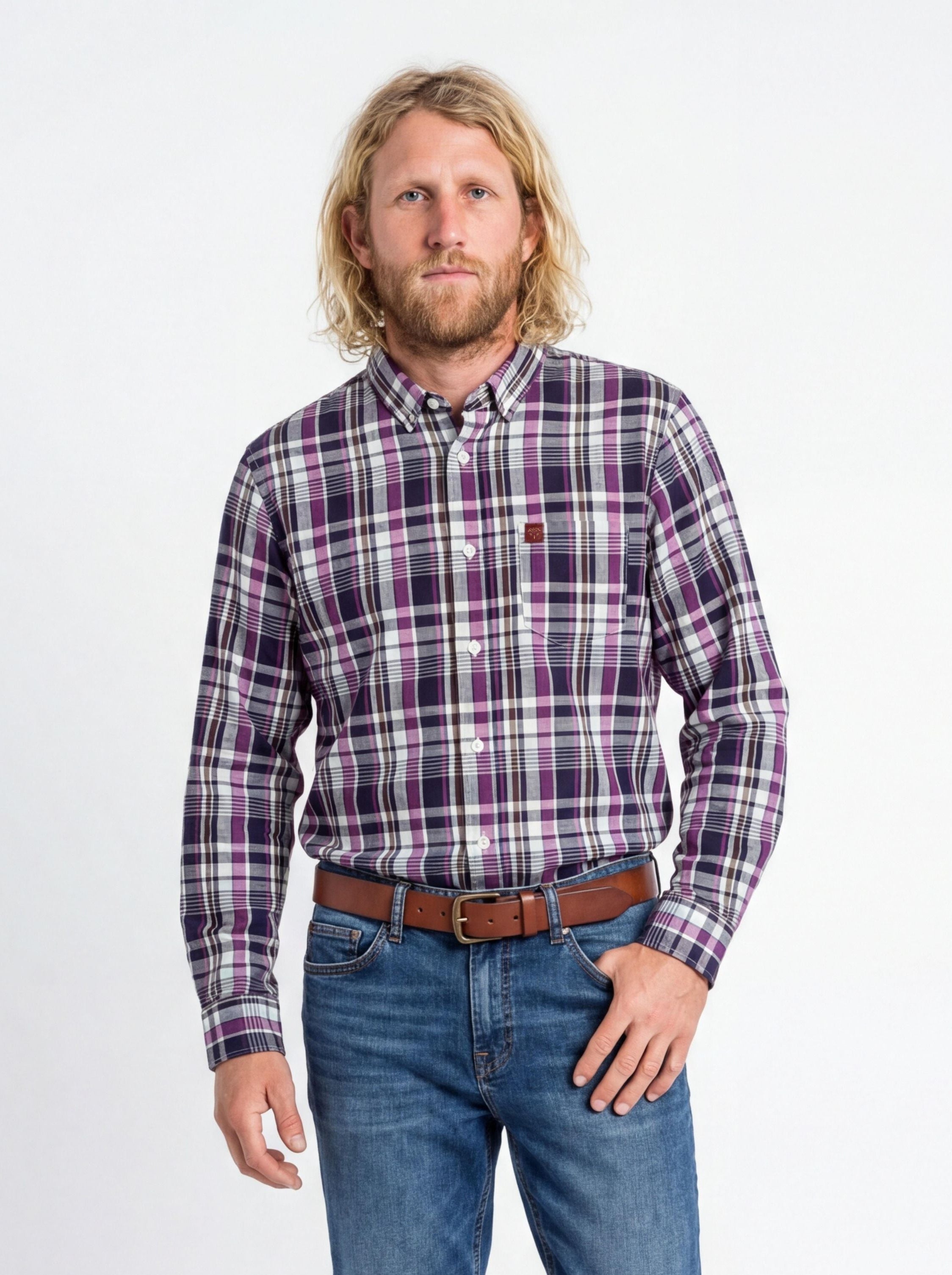 Adirondack Field Griffing Linen Blend Oxford - $168.00 at West Path 