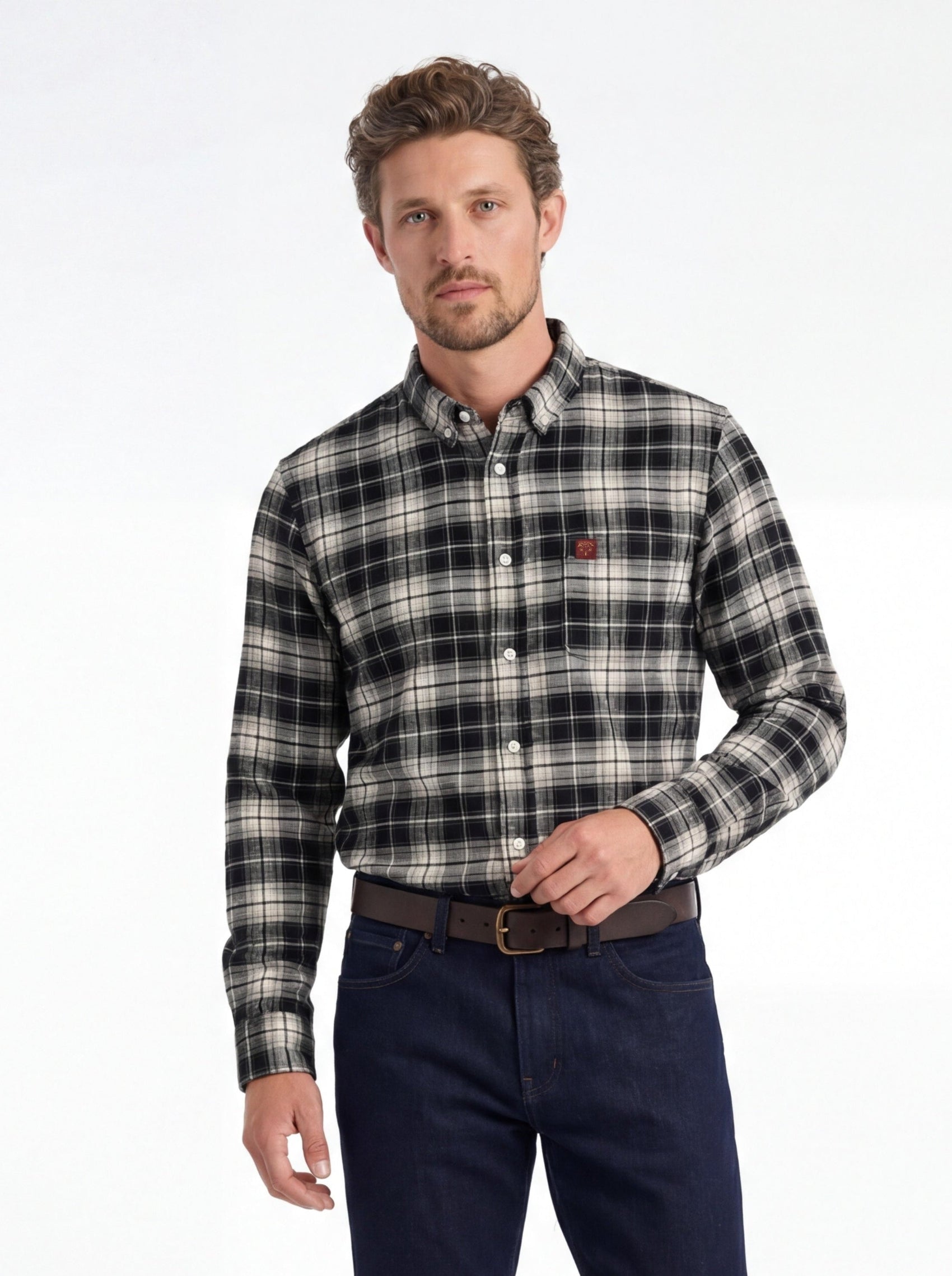 Adirondack Field Harkness Organic Flannel Shirt - $178.00 at West Path 