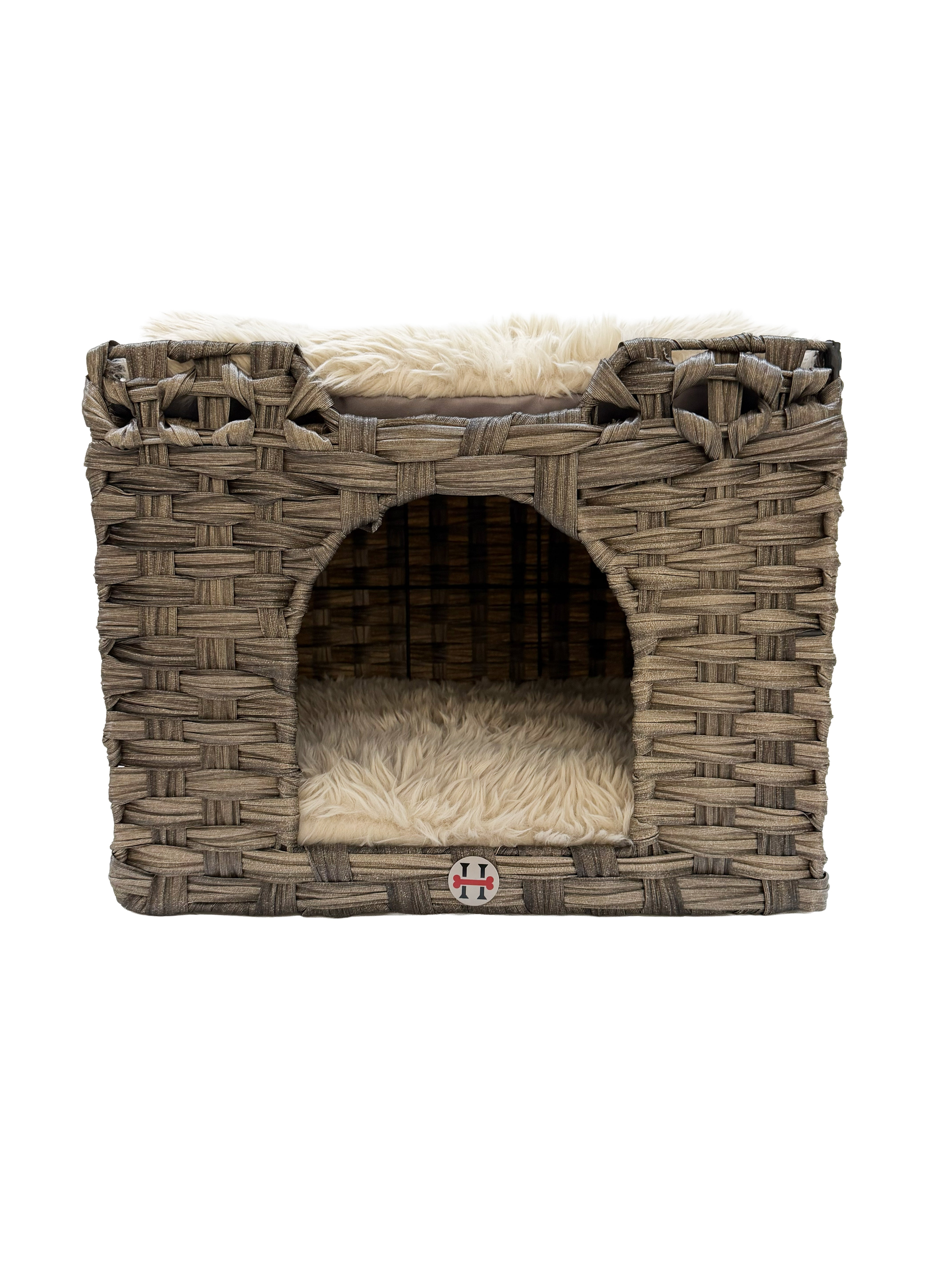 Huntley Huntley Pet Cat House, 2 Cushion Bed, Gray - $60.00 at West Path 