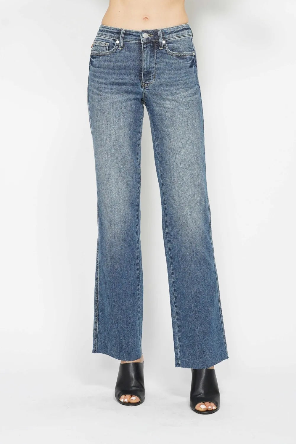 MPL Judy Blue Full Size Tummy Control Straight Jeans - $73.00 at West Path 