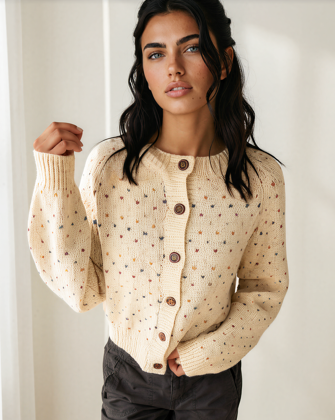 Indie & Co. Kaia Button Front Cardigan - $68.00 at West Path 