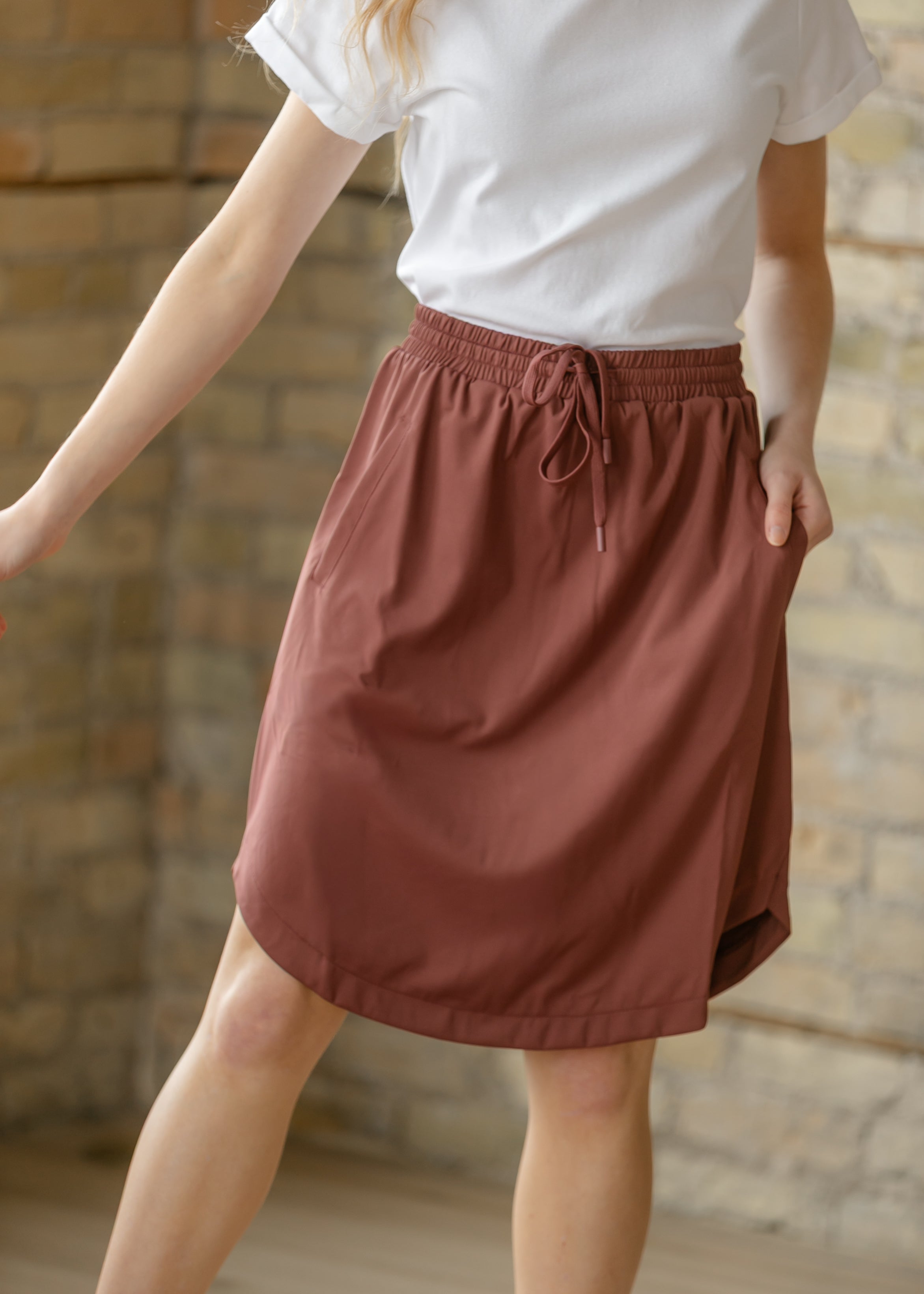 Inherit Co. Kenedi Mulberry Athletic Sport Skirt - $54.00 at West Path 