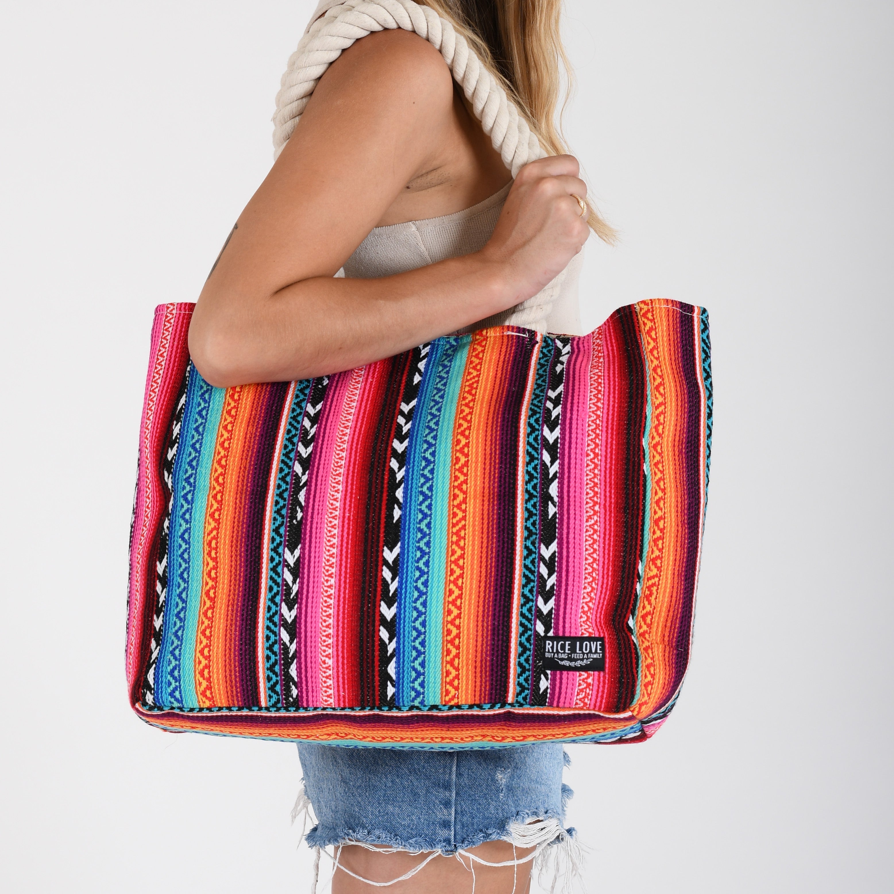 Rice Love Large Shopper Tote Ravi - $48.00 at West Path 