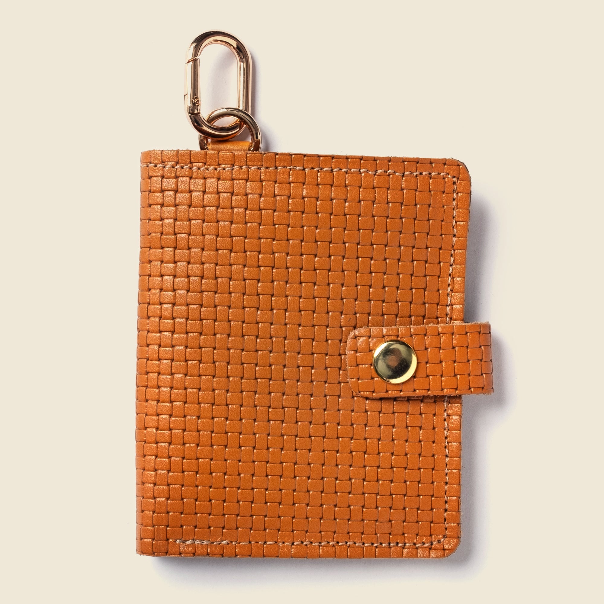 CASUPO Leather Bifold Wallet with Snap & Key Ring - Tan Limited Edition - $79.00 at West Path 