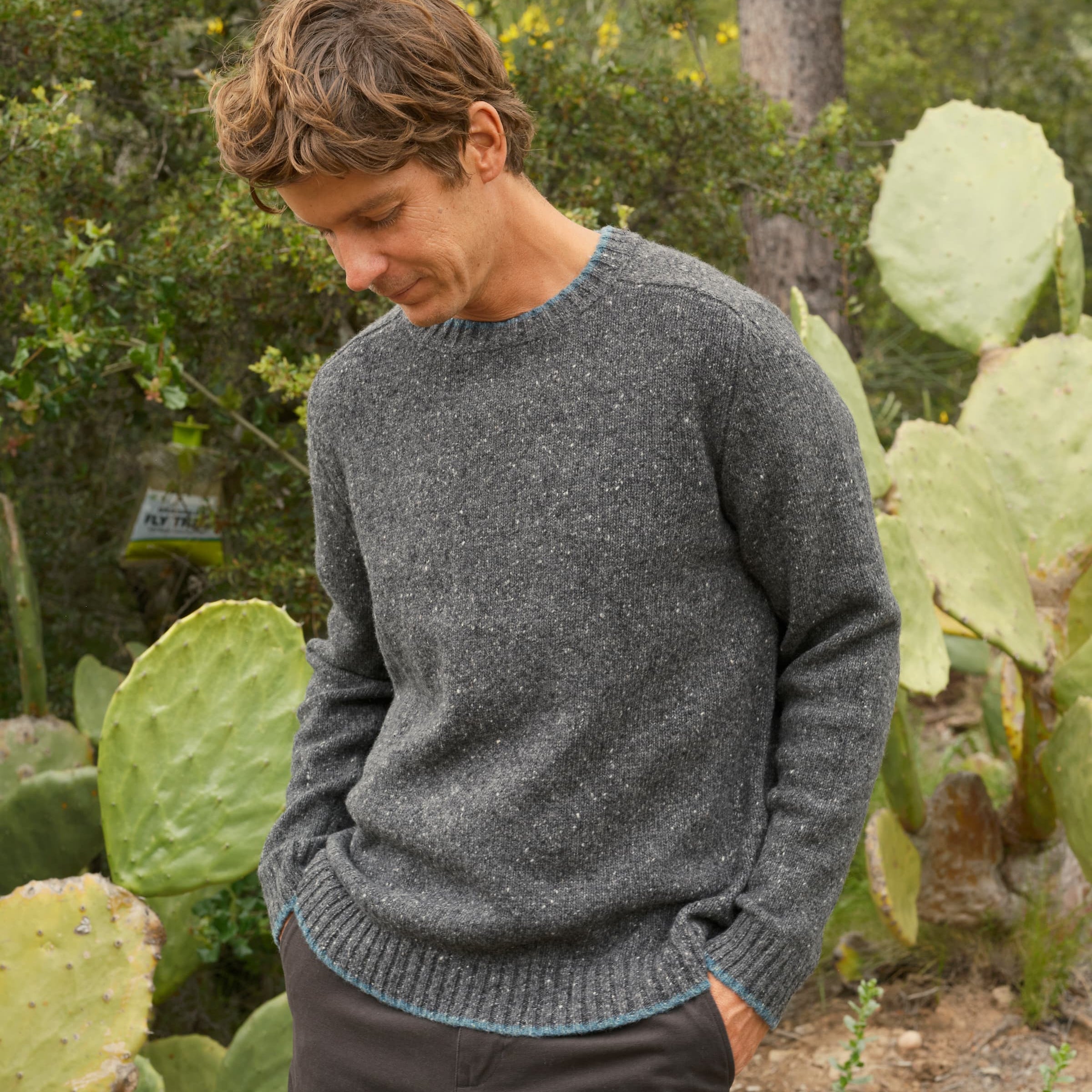 Mollusk Mollusk Cambridge Sweater - Merino Wool Crewneck Sweater - $140.00 at West Path 