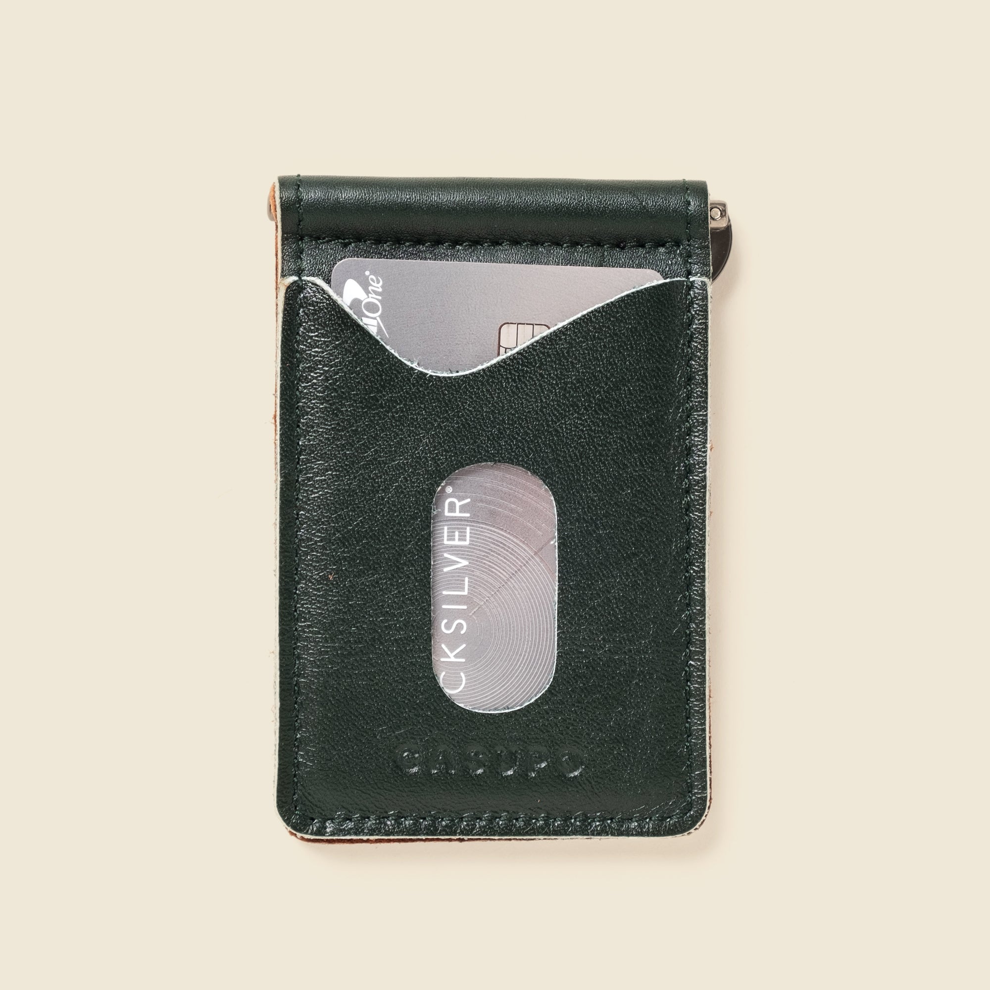 CASUPO Money Clip Wallet - Green - $70.00 at West Path 