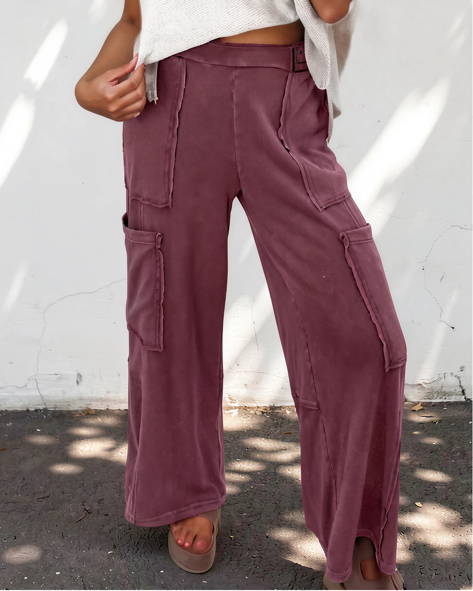 Indie & Co. Monroe Mineral Wash Cargo Pants - $68.00 at West Path 