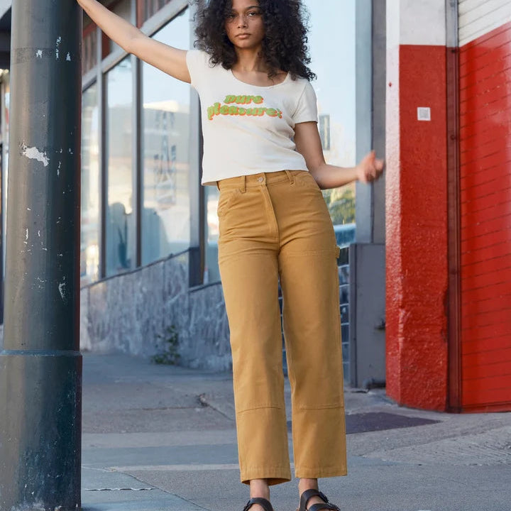 Mollusk Patchfront Work Pants | Sunshine - $120.00 at West Path 