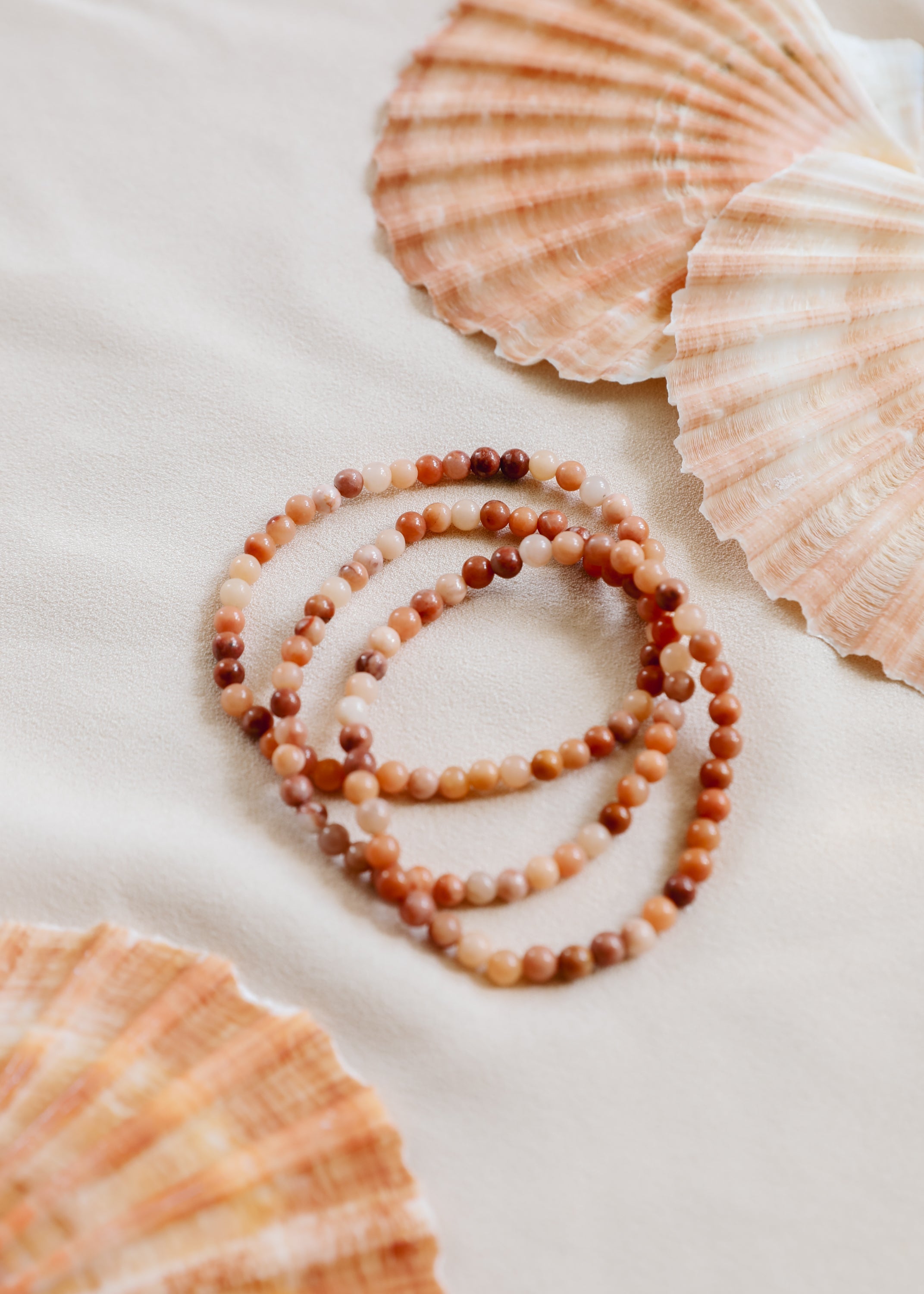 CanyonLeaf Polished Pink Aventurine || Adult Bracelet - $27.00 at West Path 