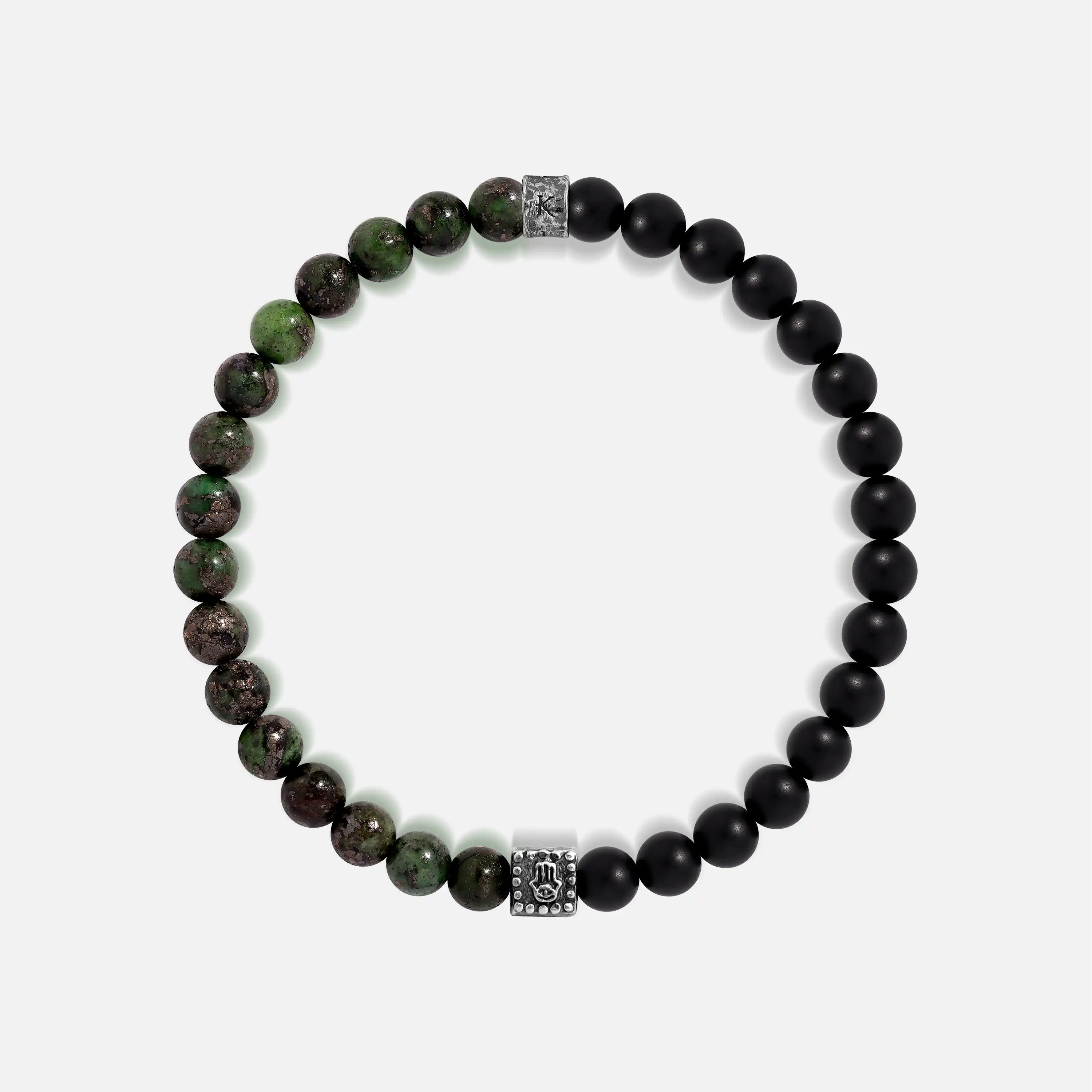 Karma and Luck Prosperous Protection Multi Stone Hamsa Bracelet - $59.00 at West Path 