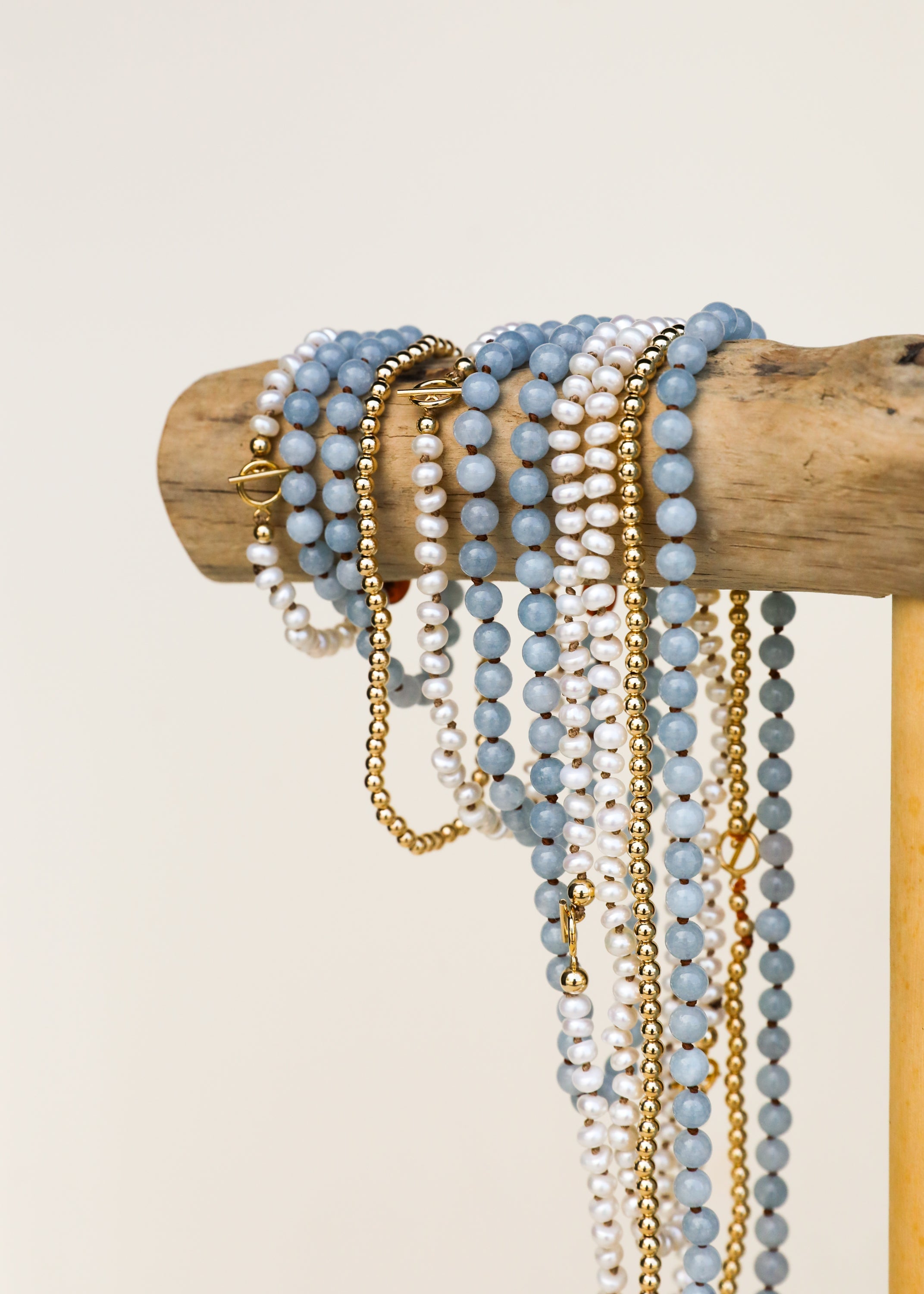 Pure Gemstone + Aquamarine || Necklace