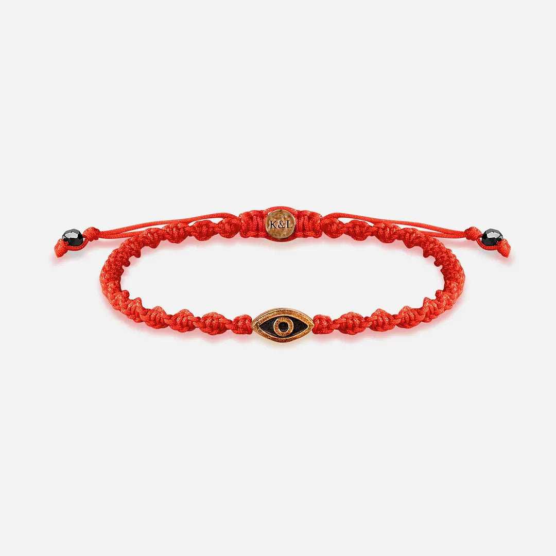 Karma and Luck Sacred Protection Red String Evil Eye Bracelet - $49.00 at West Path 