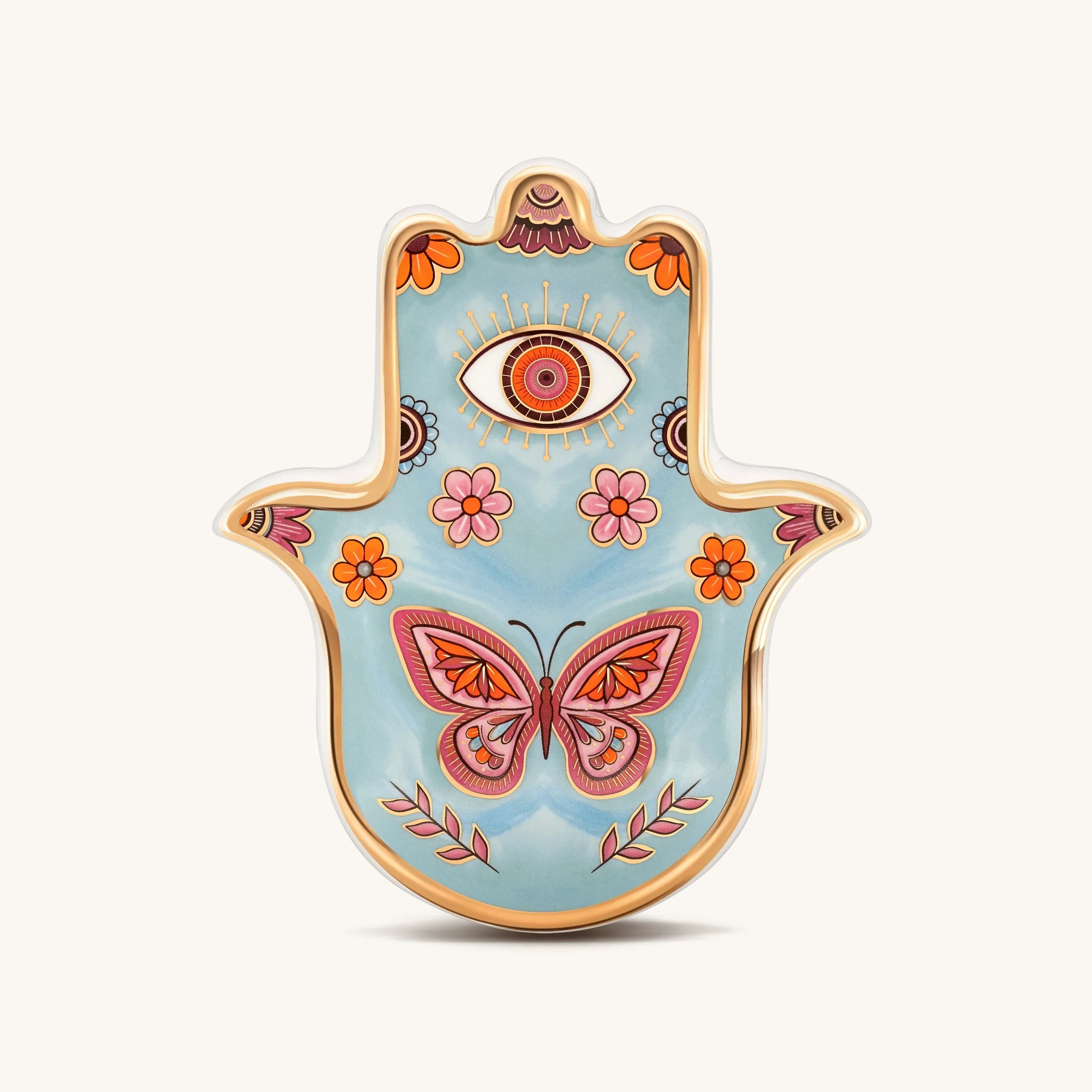 Karma and Luck Serene Mindscape Hamsa Wall Blessing - $79.00 at West Path 