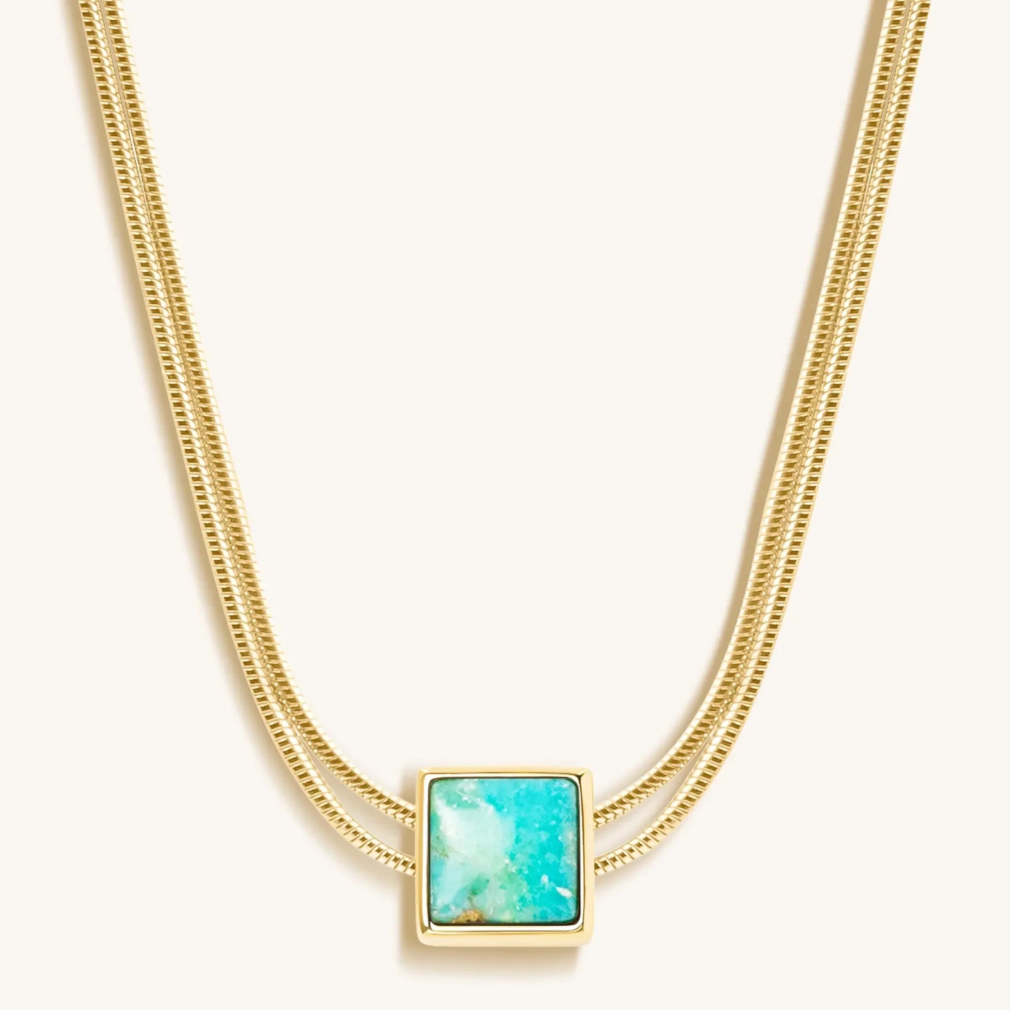 Karma and Luck Soothe & Heal Turquoise Evil Eye December Birthstone Necklace - $149.00 at West Path 