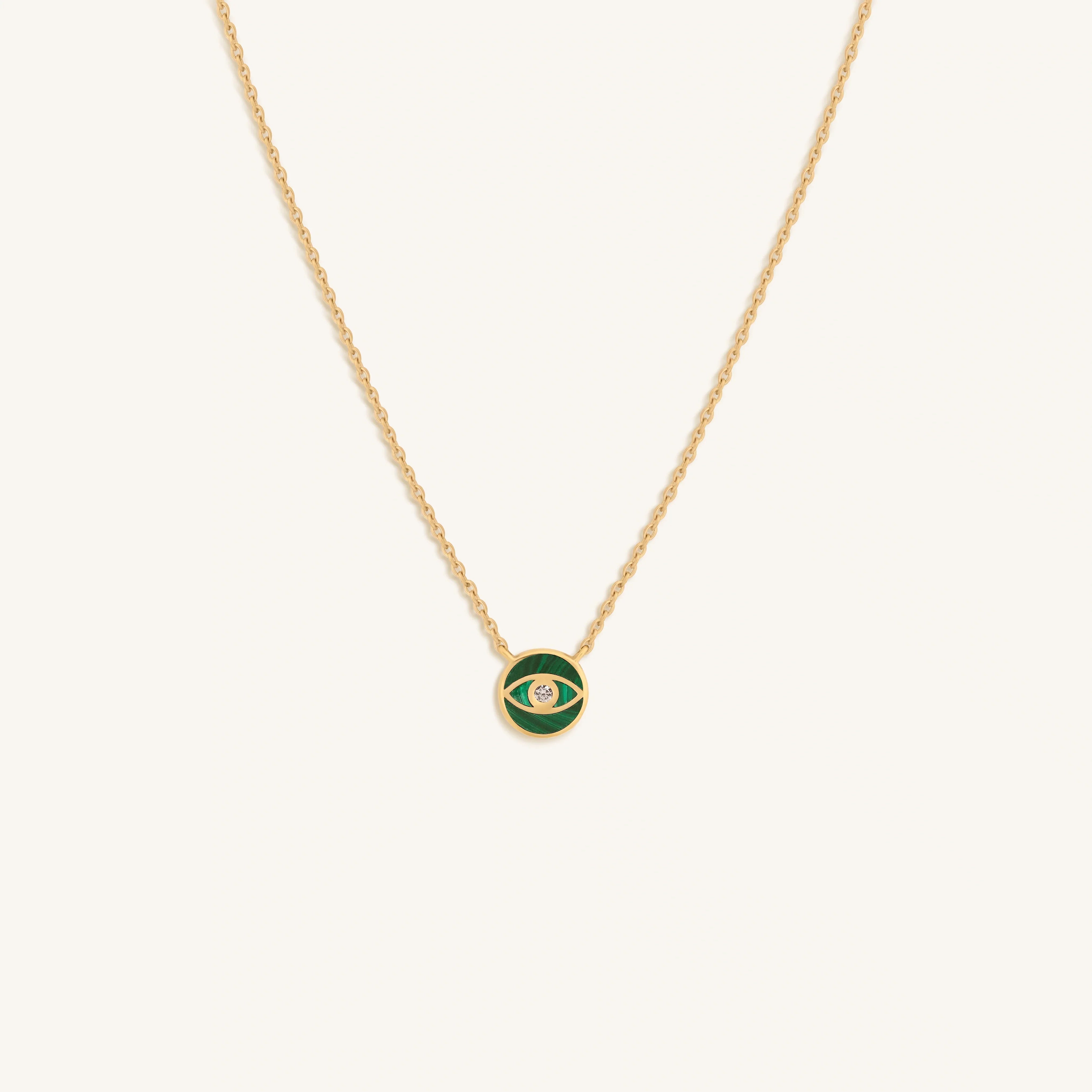 Karma and Luck Soul’s Renewal Malachite Evil Eye Necklace - $149.00 at West Path 
